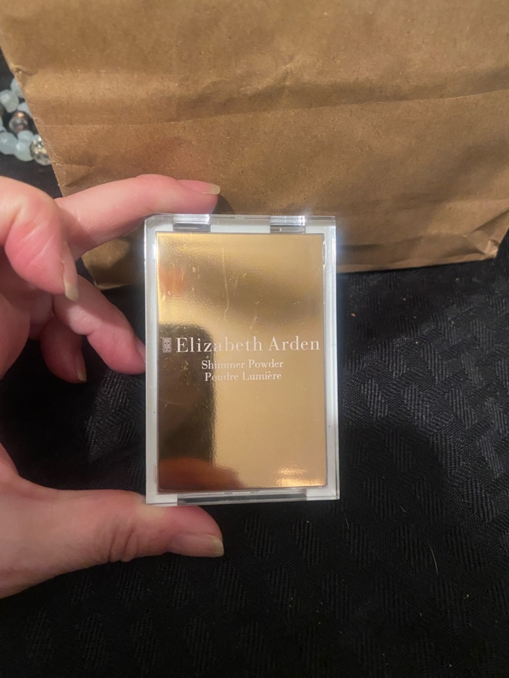 Elizabeth Arden Gold Compact Shimmer Powder .09  Oz new